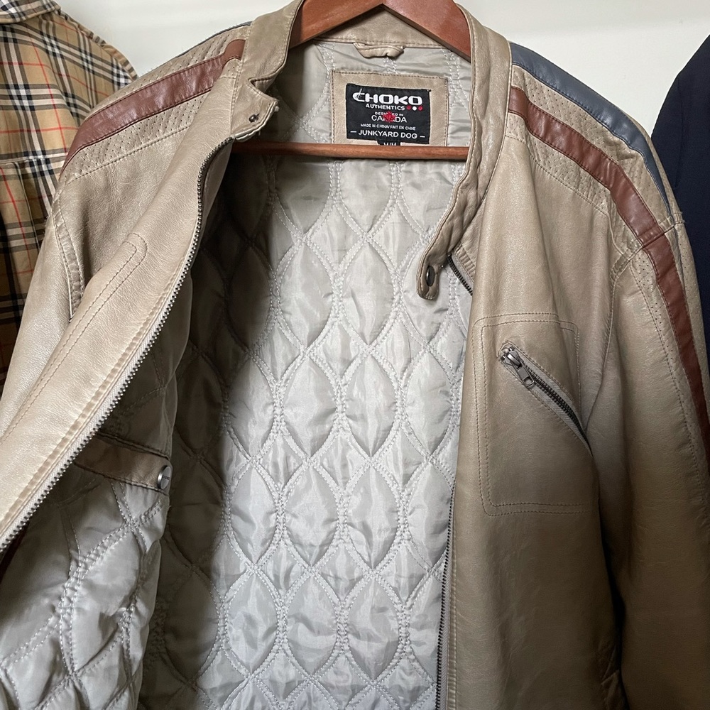 Vintage leather jacket - Picture 4 of 4